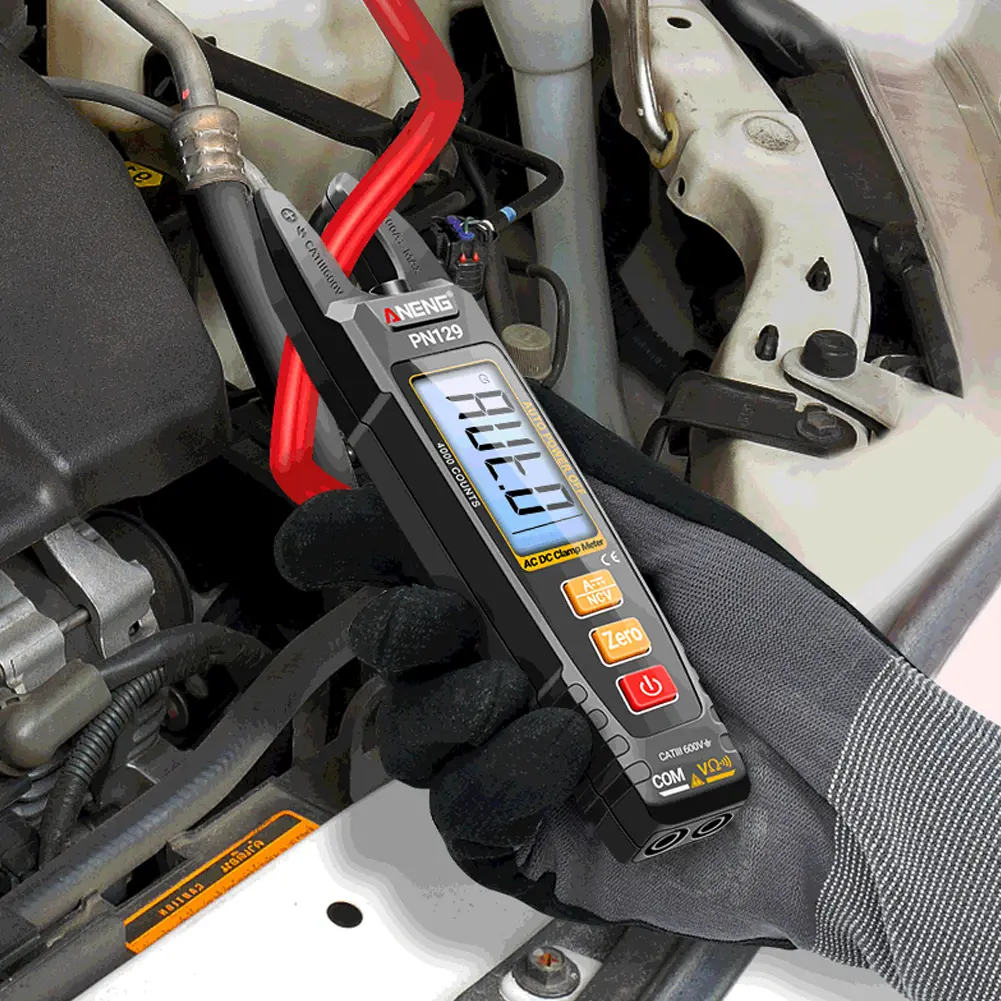 Clamp Meter U-shaped Smart Multimeter NCV Resistance Pliers Tester AC/DC Voltage Current Tools Professional Electrician Tools