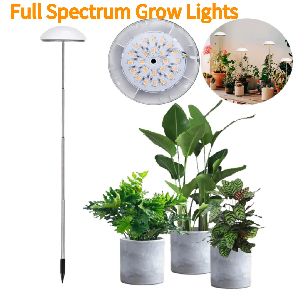 Full Spectrum Grow Lights Height Adjustable Plant Growing Lamp Plant Grow LED Light for Indoor Hydroponic Plants Veg Flower