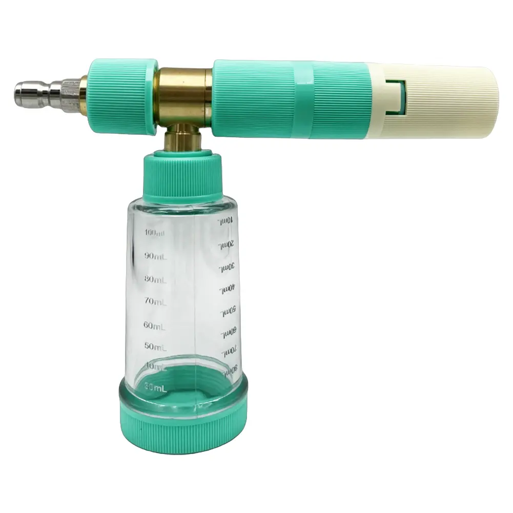 100ml Pressure Washer Gun with 1/4 Inch Quick Connector High Pressure Snow Foam Lance Adjustable for Cleaning Cars SUVs