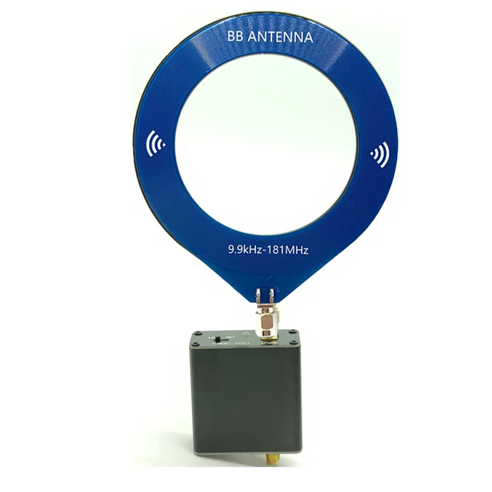 1-5PCS Radio Antenna 9.9khz-181mhz SMA Interface Circular Antenna Portable Antenna for Malachite SDR Receiver TEF6686 Receiver