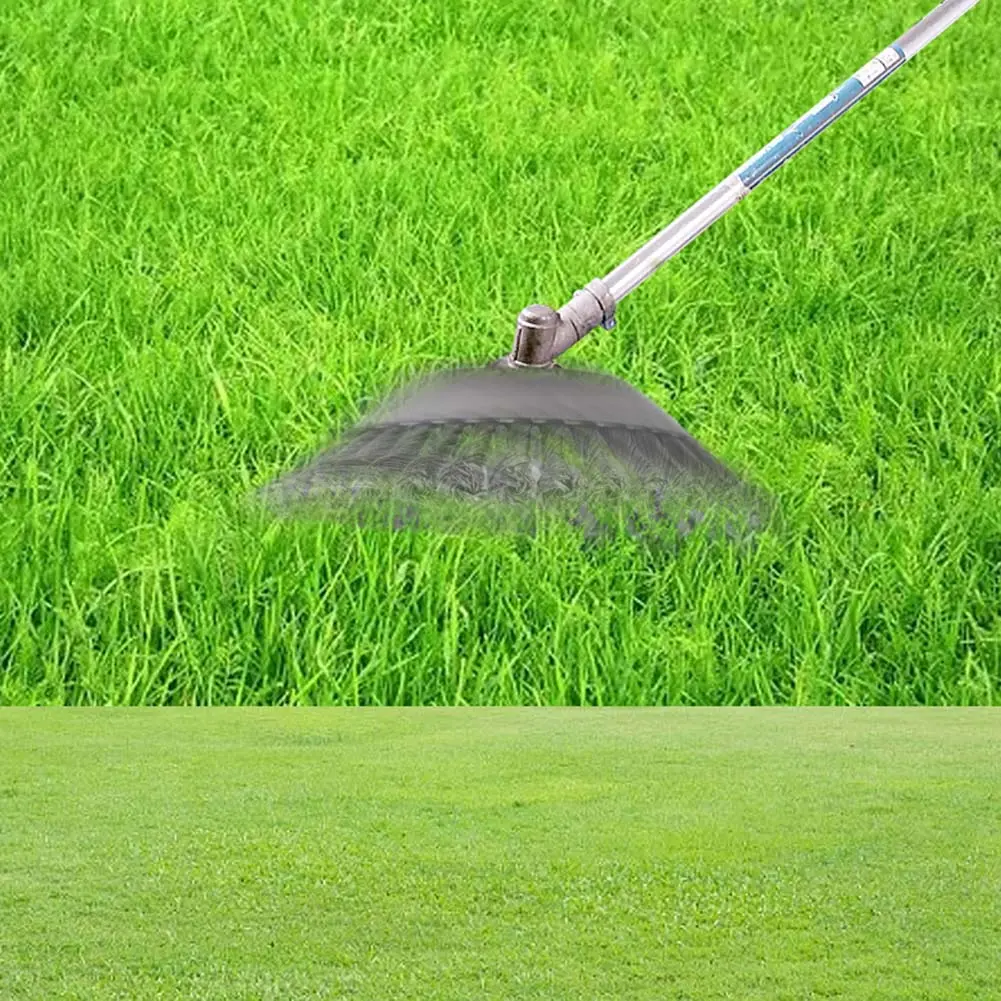 6/8inch Steel Wire Rotary Brush Cutter Trimmer Head Weed Eater Head Weeds Blade Cutter for Moss Grass Rust Removal