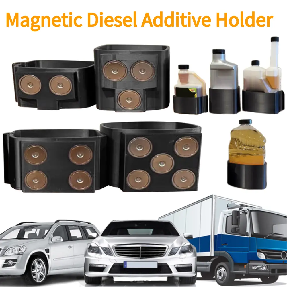 Diesel Additive Caddy with Screws Diesel Oil Additive Hanger Leak-Proof Oil Additive Bottles Organizer for Automotive Storage