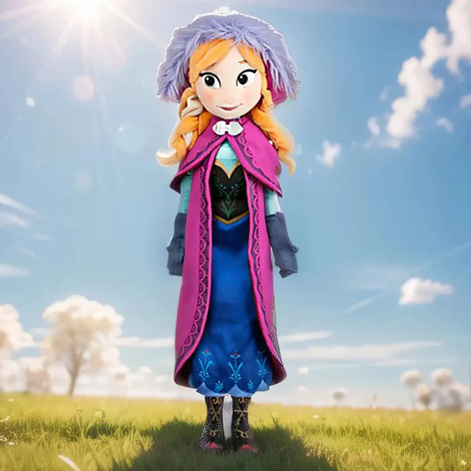 40-50CM Frozen Anna Elsa Dolls Snow Queen Princess Anna Elsa Doll Toys Stuffed Frozen Plush Kids Toys Birthday Christmas Gift