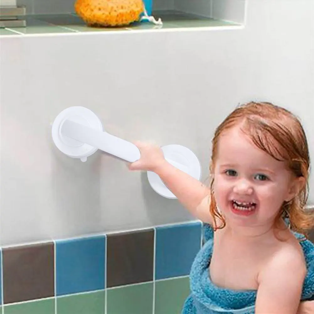 Bathroom Suction Cup Handle Grab Bar for elderly Safety Bath Shower Tub Bathroom Shower Grab Non-slip Handle Rail Grip