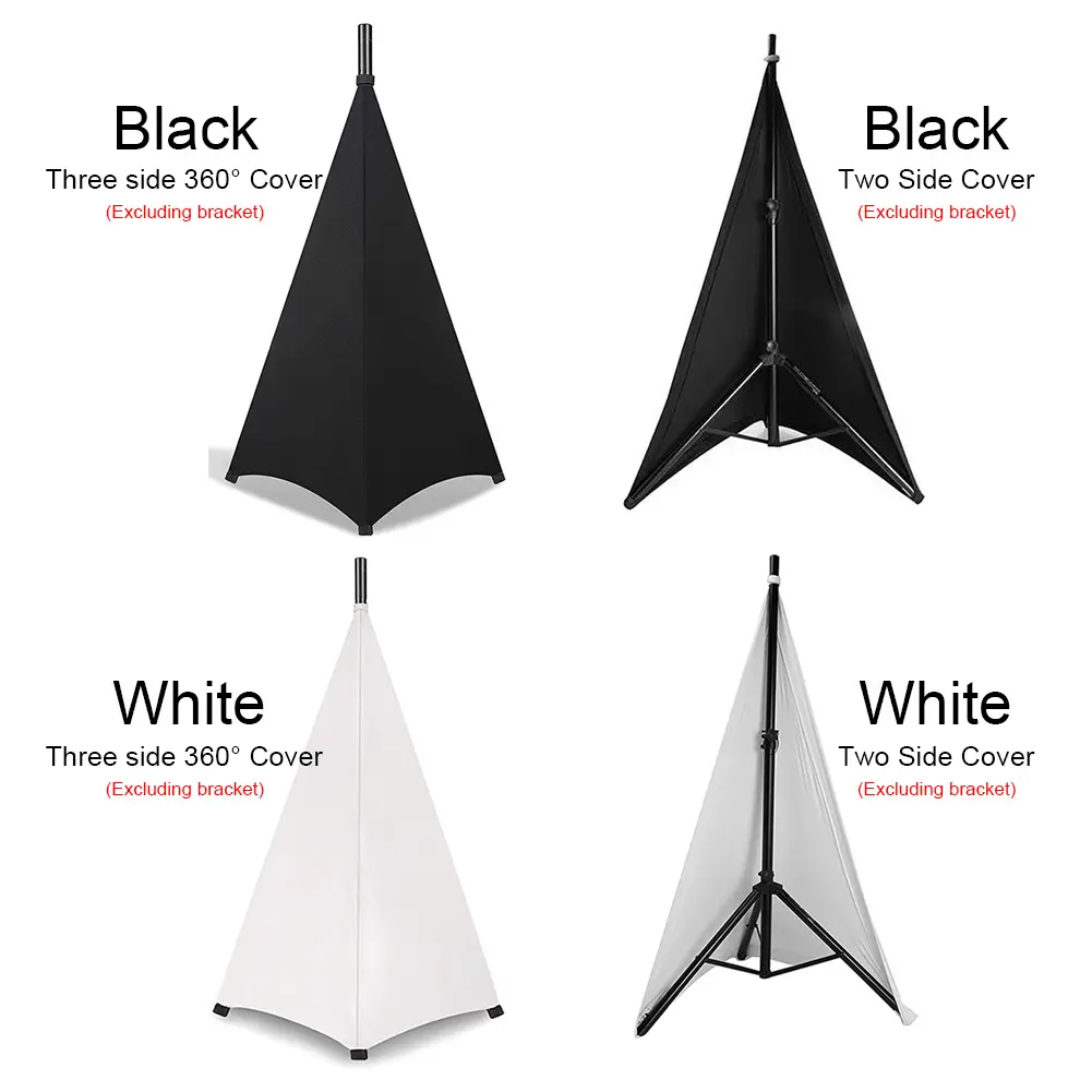 Speaker Stand Cover Universal Speaker Stand Scrim Height Flexible Stretchable Floor Equipment Tool Blind Accessories