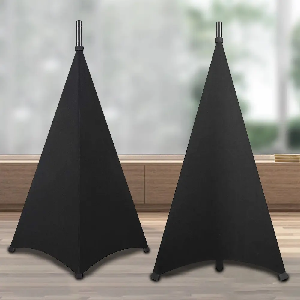 Speaker Stand Cover Universal Speaker Stand Scrim Height Flexible Stretchable Floor Equipment Tool Blind Accessories