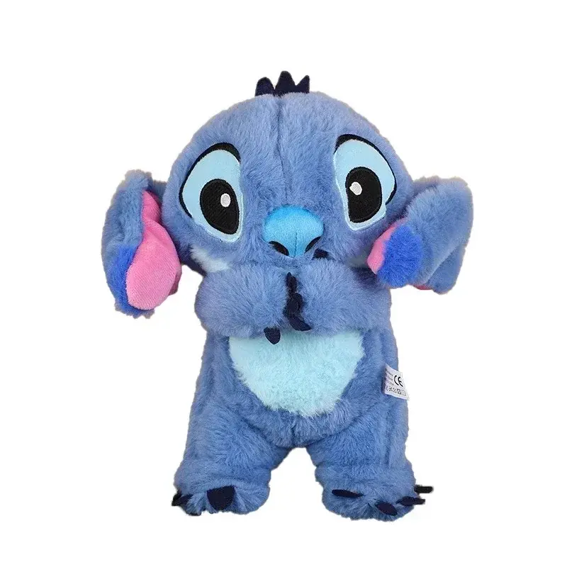 Breathing Light Stitch Plush Doll - Pink Angel Anime Cute Baby Music Sleep Toy, Christmas Birthday Gift for Kids