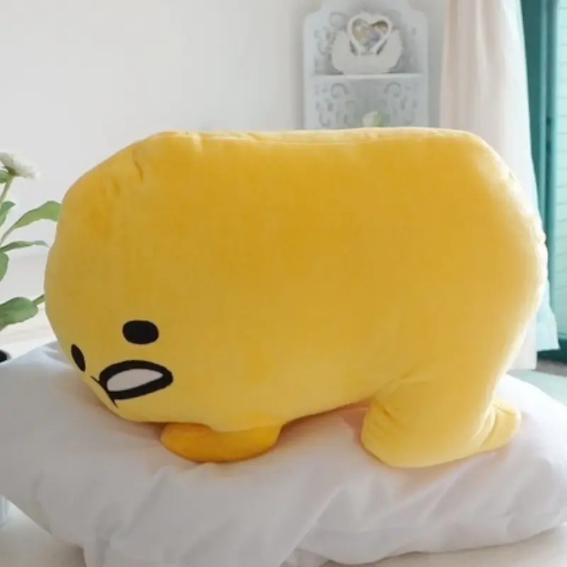 New 40cm Sanrio Gudetama Plush Toys Kawaii Egg Anime Figure Soft Stuffed Plushie Dolls Lazy Egg Pillows Cute Girl Birthday Gifts
