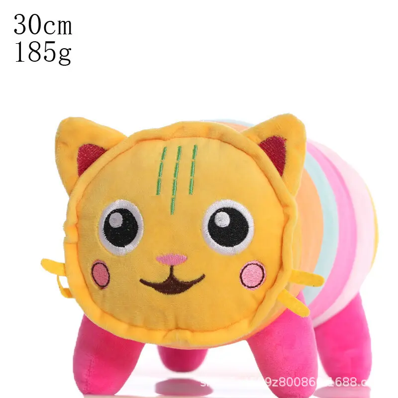 Hot Gabby Dollhouse Plush Toy Mercat Cartoon Stuffed Animals Smiling Cat Car Cat Hug Gaby Girl Dolls Kids Birthday Gifts