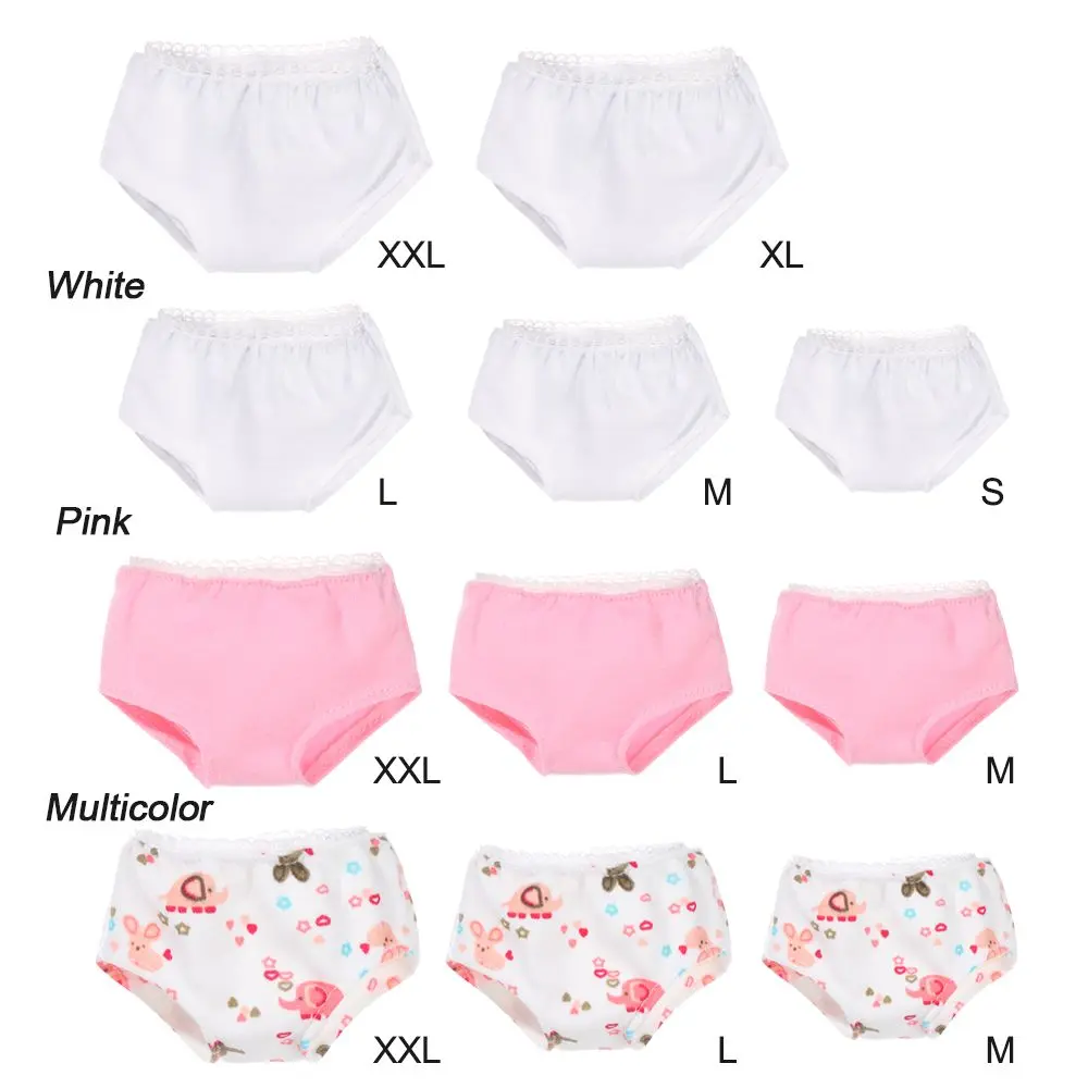 Doll's Briefs Underwear for1/12 1/6 1/4 1/3 Cotton Material Doll Clothes Accessory Kids Children DIY Doll Toys Girl Multi Size