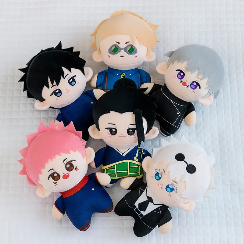 Anime Jujutsu Kaisen Fushiguro Megumi Itadori Yuji Inumaki Toge Satoru Gojo Model Cute Toy Doll Gifts