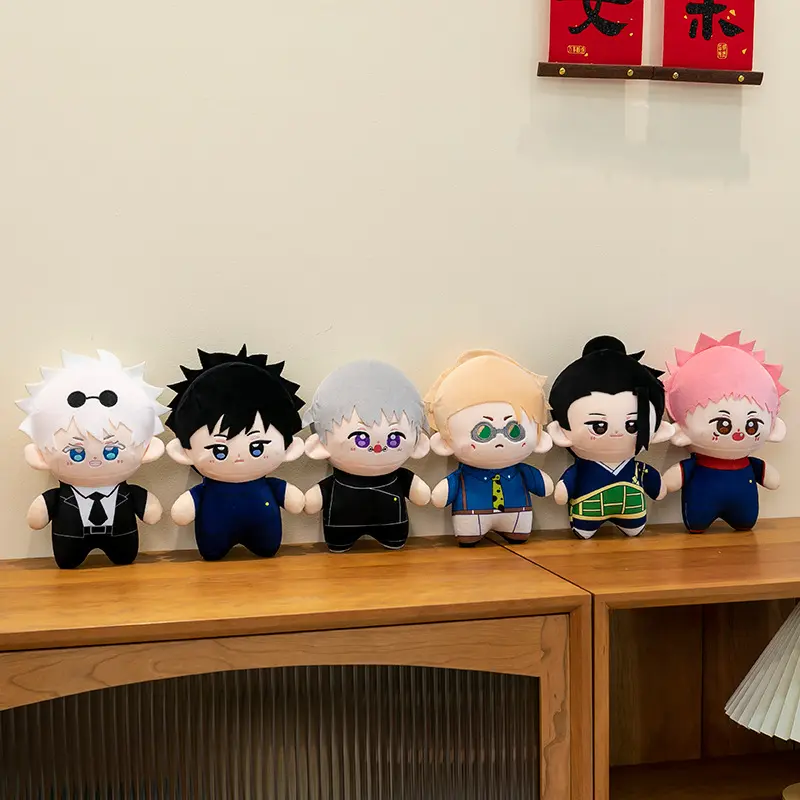 Anime Jujutsu Kaisen Fushiguro Megumi Itadori Yuji Inumaki Toge Satoru Gojo Model Cute Toy Doll Gifts