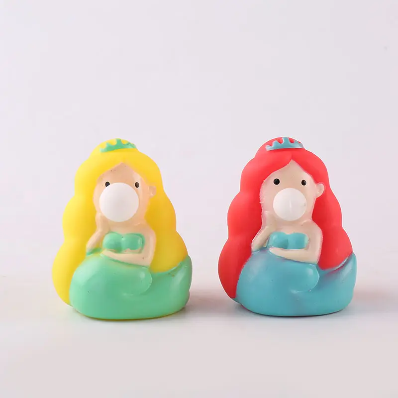 Animal Cute Anti-Stress Ball Decompression Bubble Mermaid Toys Soft Sticky Squishi Stress Relief Toys Funny Gift J100