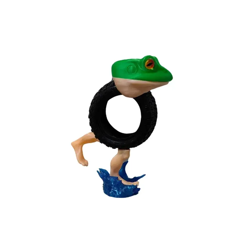 Hot 3D Printed Tung Tung Tung Sahur KeyChain Doll Sahur Figure Toy for Home Office Desk Decor Model Tralalero Tralala Toy Gifts