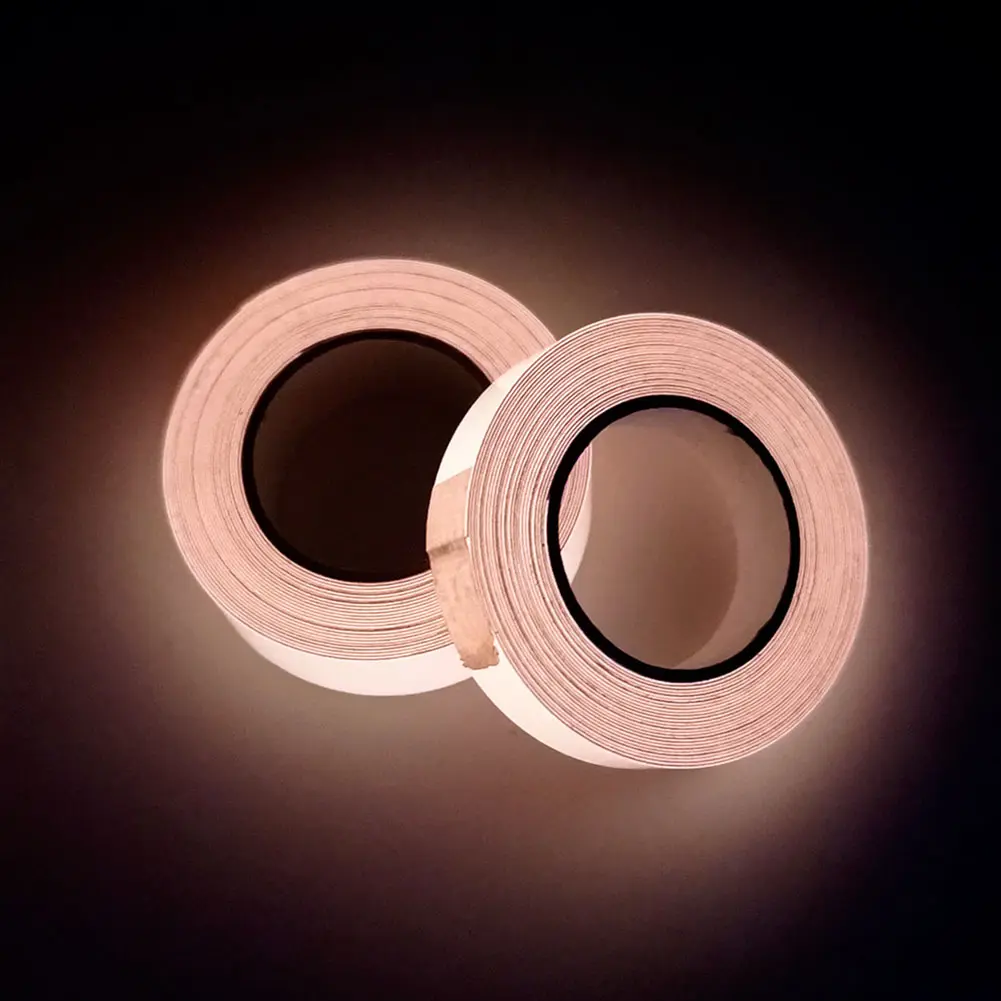8-20PCS 1cmx300cm Waterproof Luminous Tapes Self Adhesive Warning Tapes Night Vision Glow in Dark Safety Home Garden Decoration