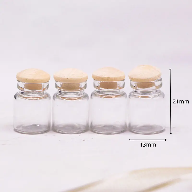 4pcs 1/12 Dollhouse Miniature Glass Mini Simulation Candy Jar Kitchen Food Storage Bottle Furniture Toys for Doll House Decor