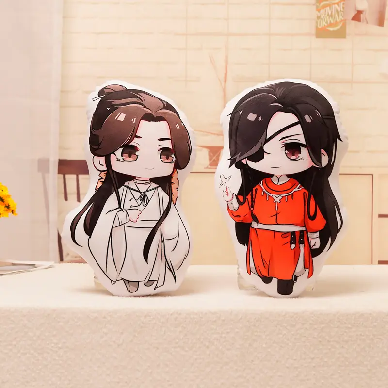 45cm Heaven Officials Blessing Hua Cheng Xie Lian Plush Toy Tian Guan Ci Fu Doll Plushie Anime Cosplay Figure Christmas Gift