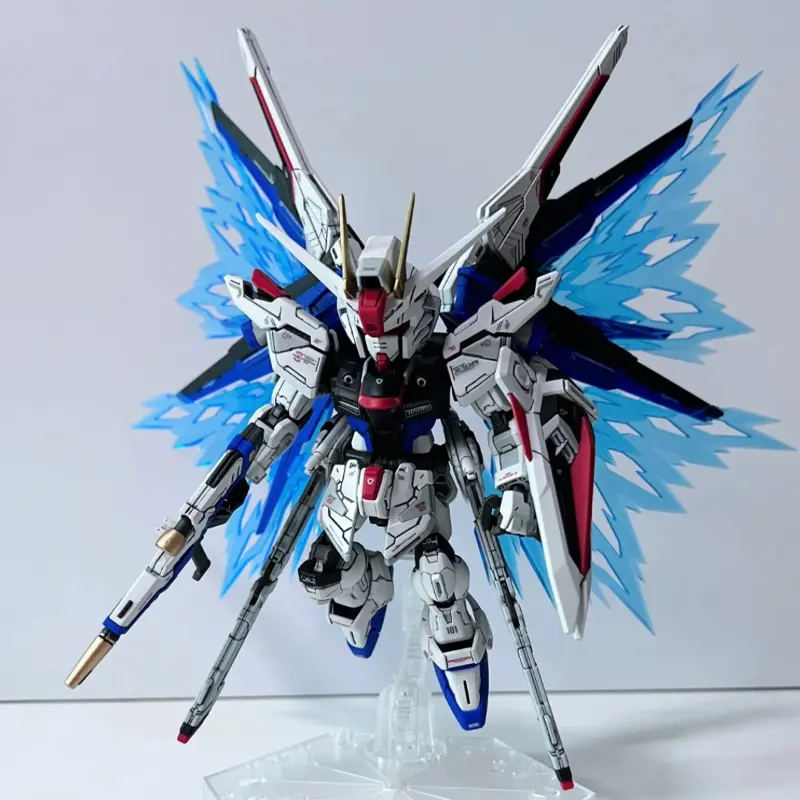 Mgsd Freedom Zgmf-X10a Assemble The Model Action Figures Children'S Toy Collectible Decoration Gift With Bracket Sticker Gift