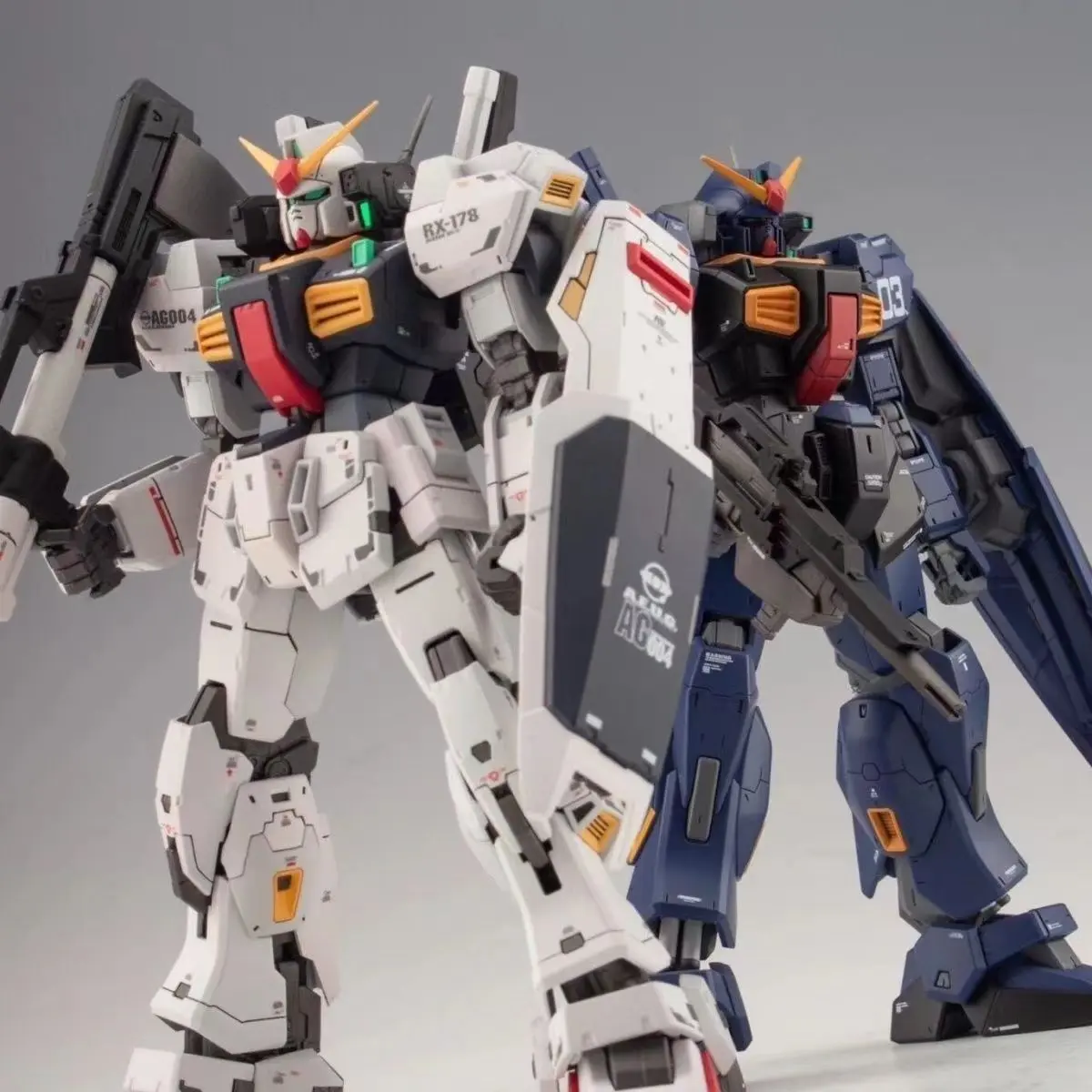 STAR Newborn MK-Ⅱ Figure RX-178 HG 1/144 Assemble Model Action Figures Desktop Decoration Collection Toy GK Kids Christmas Gift
