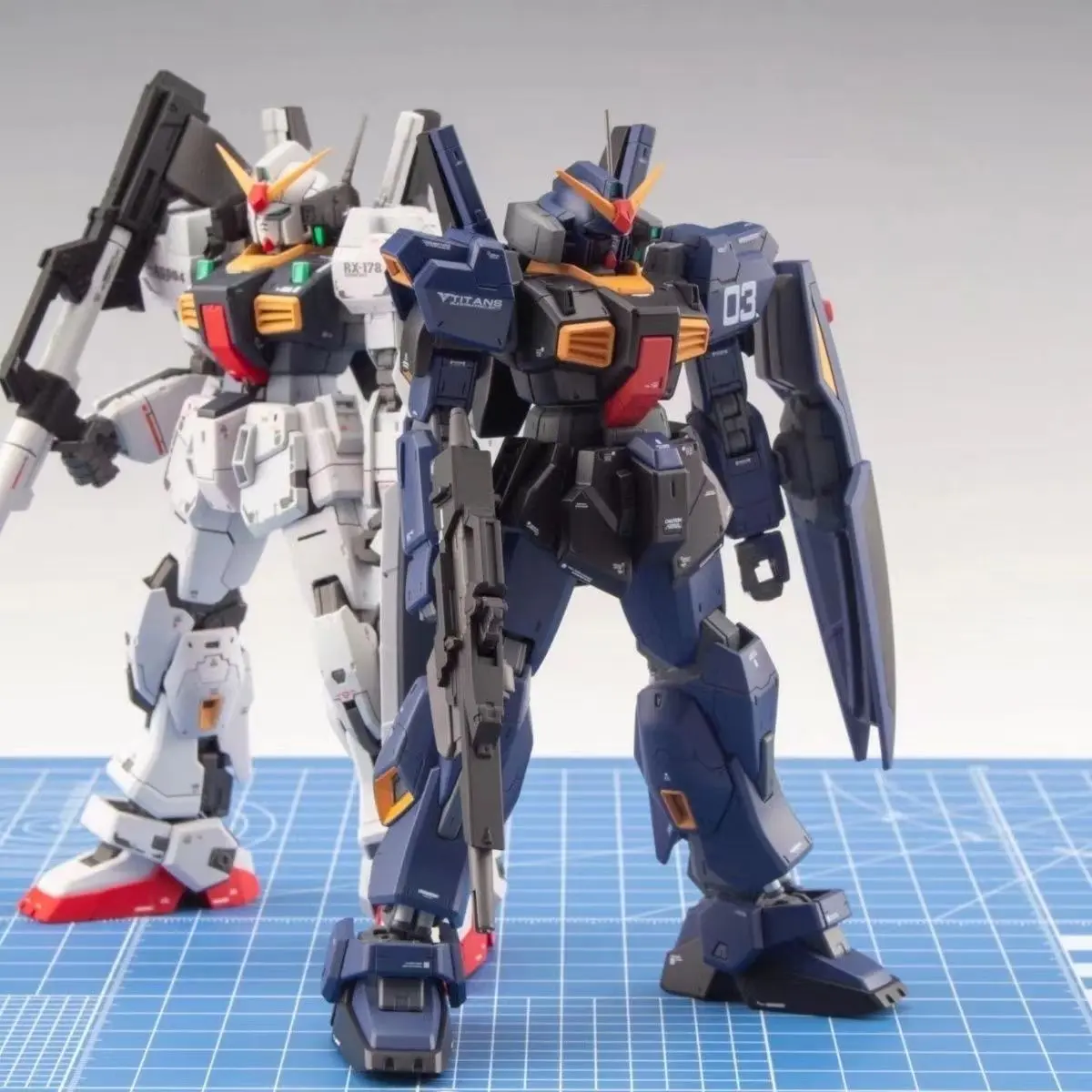 STAR Newborn MK-Ⅱ Figure RX-178 HG 1/144 Assemble Model Action Figures Desktop Decoration Collection Toy GK Kids Christmas Gift