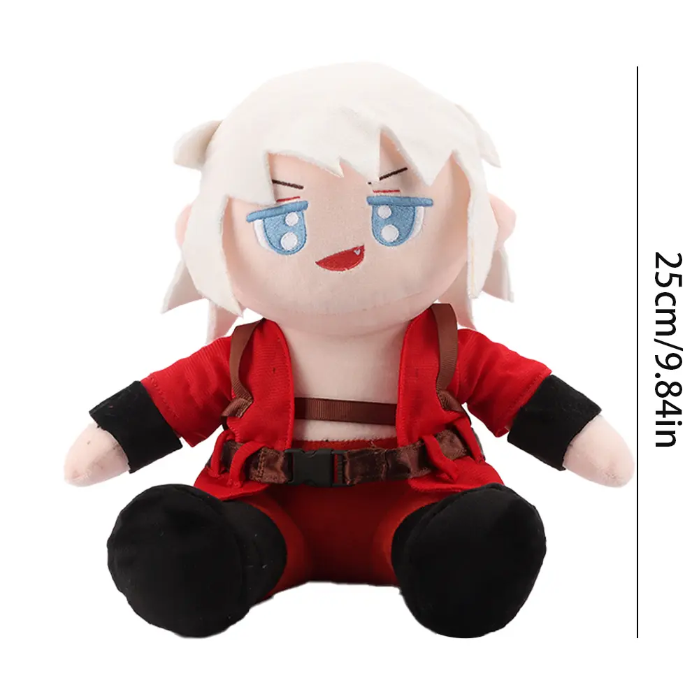 Devil May Cry Dante Plush Toy Game Surrounding Plush Toys Movie Stuffed Animals Toys for Kids Birthday Gift Home Decoration