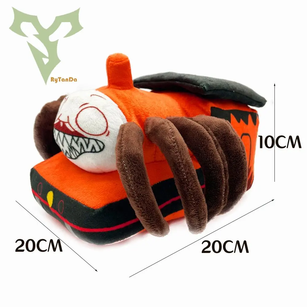 25cm Choo-Choo Charles Plush Toy Horror Game Cartoon Anime Stuffed Doll Soft Train Plushie Birthday Gift for Kids Boys Girl