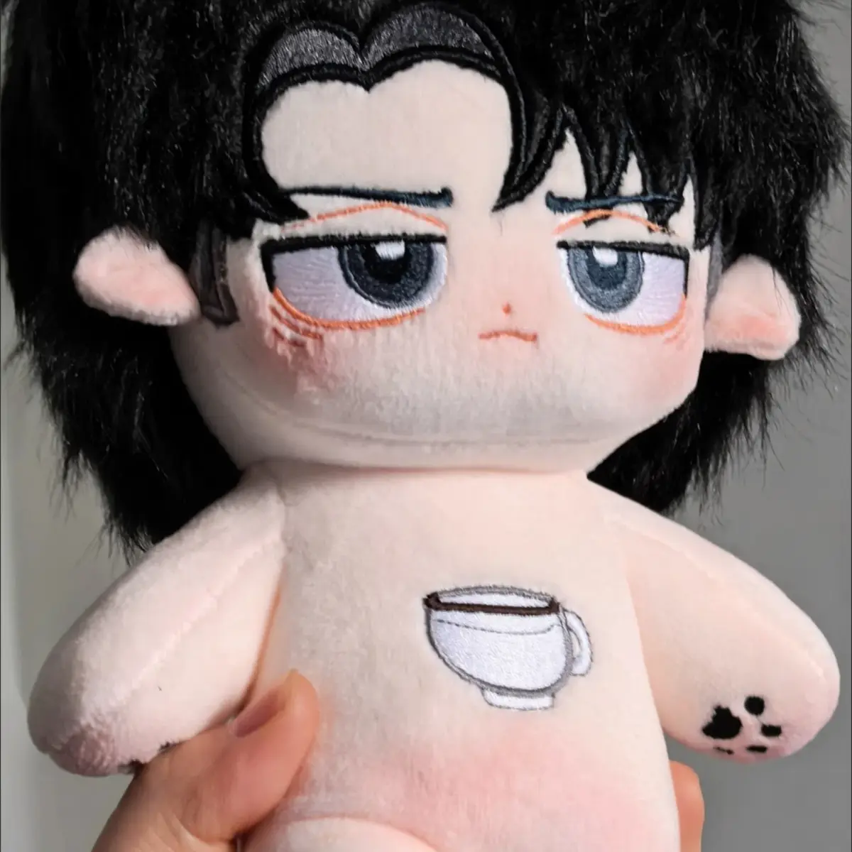 Stuffed 20cm Attack on Titan Levi Ackerman Anime Figure Cosplay Plush Dress-up Doll Toys Soft Plush Toys Cute Gifts