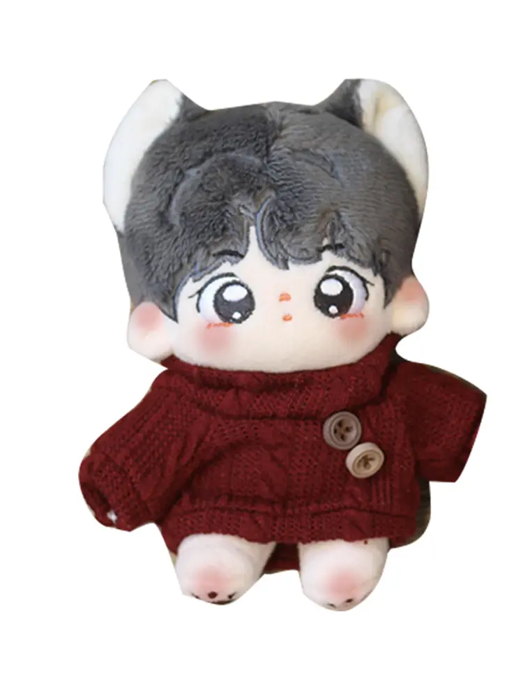 Cotton Doll Coat 10cm And 20cm Dress Up Toys Clothes Sweater Series Men's And Women's Doll Starfish Body Normal Body Accessories