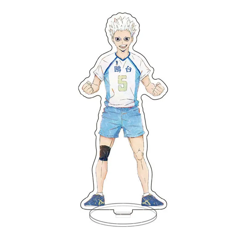 Anime H-aikyAcrylic Stand Volleyball Boys Peripheral Shoyo Hinata Kageyama Tobio Figures Model Desktop Plate Stand Model