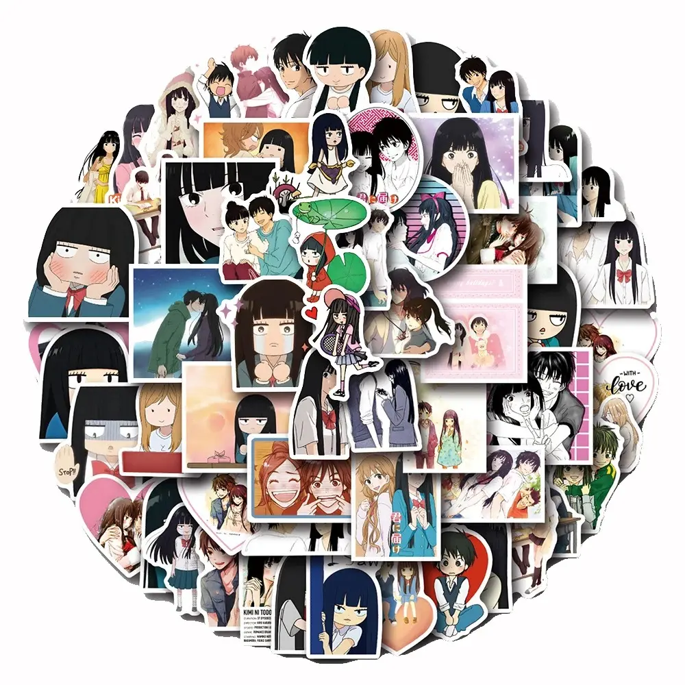 10/30/50pcs Kimi Ni Todoke Anime Stickers Sawako Kuronuma Kazehaya Shouta Sticker Notebook Luggage Laptop Kurumizawa Ume Decal