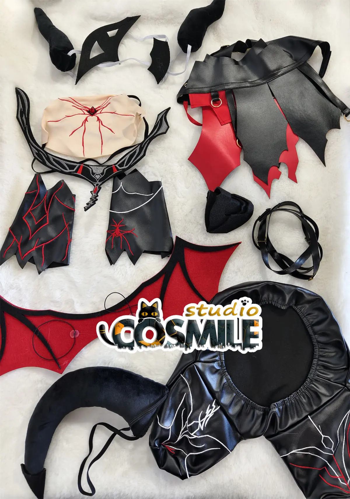 Love and Deepspace Sylus シン 진운 Qin Che Demon Dragon Stuffed Plushie Plush 40cm Doll Sitting Seated Doll Body Clothes Toy Gift BB
