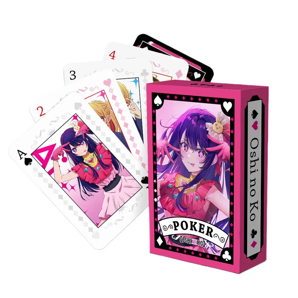 Anime Poker Toy OSHI NO KO Game Cards Hoshino Rubii Hoshino Akuamarin Cosplay Hardcover Coollection Gift