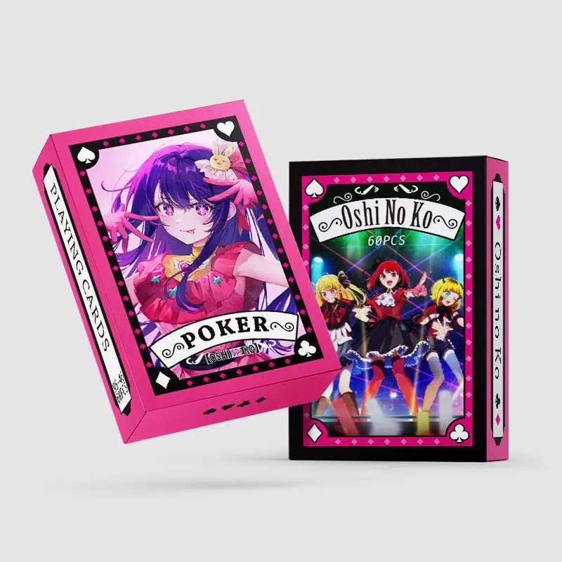 Anime Poker Toy OSHI NO KO Game Cards Hoshino Rubii Hoshino Akuamarin Cosplay Hardcover Coollection Gift