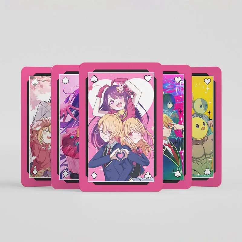 Anime Poker Toy OSHI NO KO Game Cards Hoshino Rubii Hoshino Akuamarin Cosplay Hardcover Coollection Gift