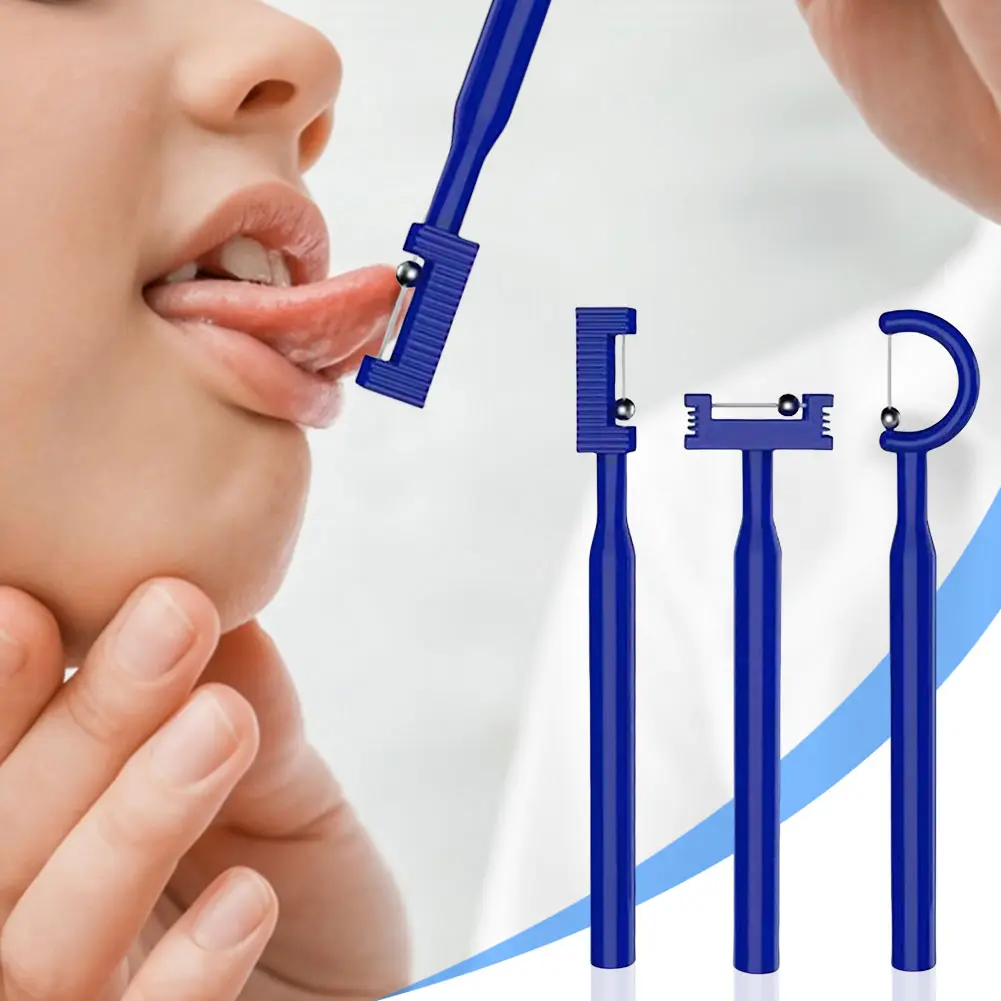 3Pcs Childs Tongue Tip Exercise Tool Lateralization Tools Oral Care Muscle Strenght Touge Training Tool Oral Muscle Exerciser