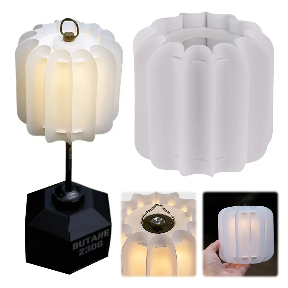 For Goal Zero Light Protective Cover Ultralight Camping Lamp Cover Waterproof Pleated Lantern Shade Camping Light Accessories
