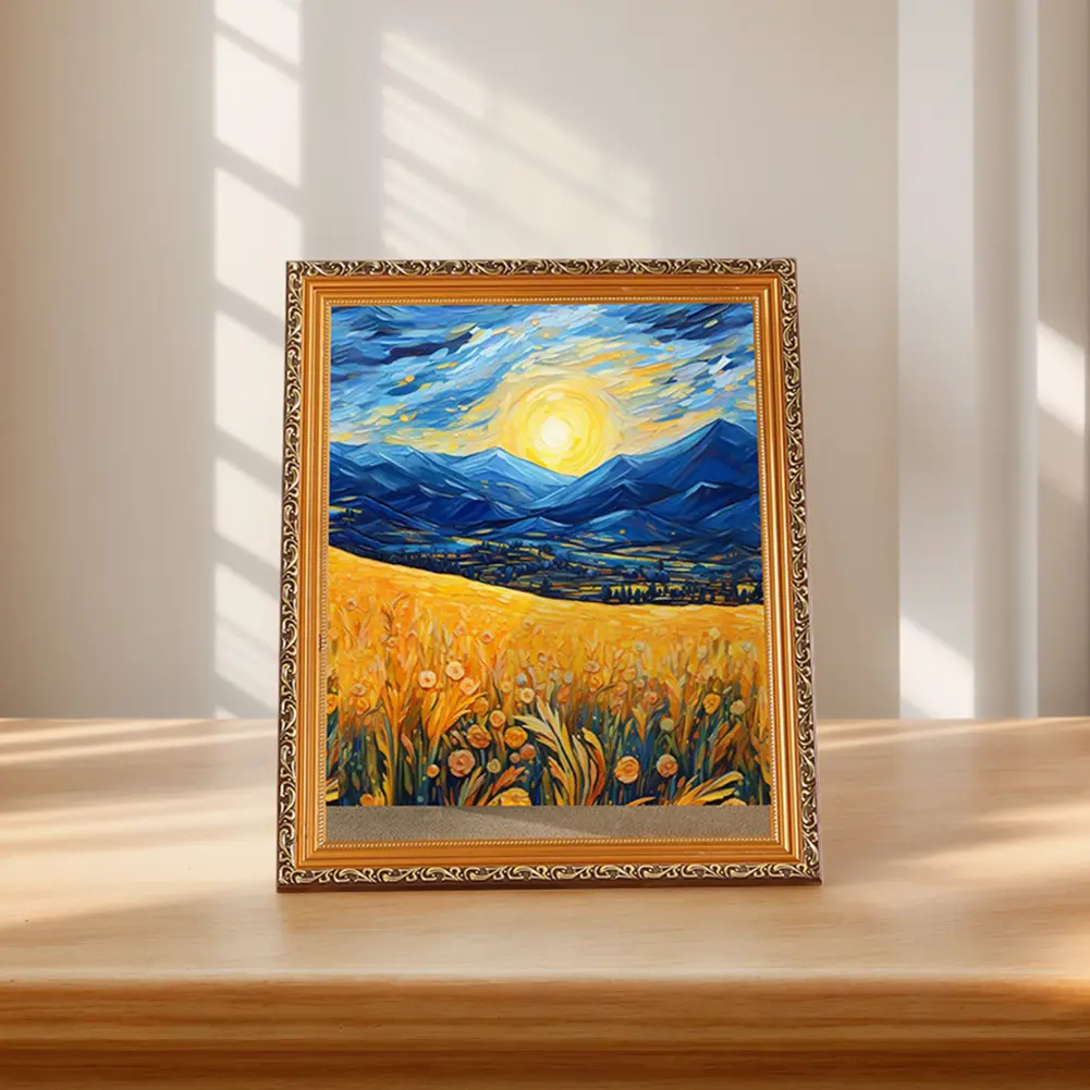 New Oil Painting Cat Nest 3D Oil Painting Cat Bed Decorative Scratch Board Sleeping Bed Scratching Board Cat Cave for Home Decor