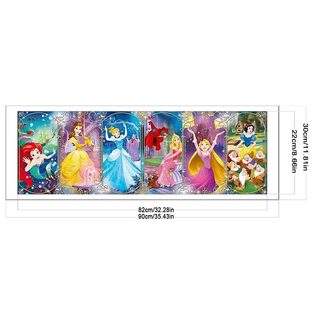 Cartoon Cross Stitch Kit Art Full Embroidery Eco-cotton Thread Needlework 11CT Printed DIY Cross Stitch Complete Kits Home Decor