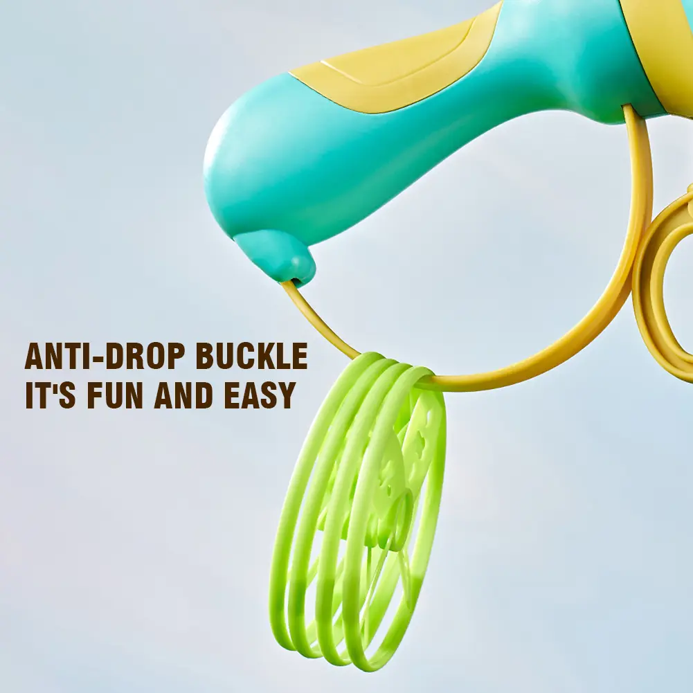 Air Ejectio Launcher Outdoor Toy Soaring Ejection Flying Disc Saucer Handle Launcher Jump Sport Game Education Toy for Children