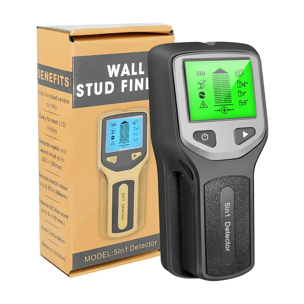 Tracker Wall Scanner Tools Wood Studs Detector Stud Finder Sensor Wall Scanner LCD Digital AC Wire Finder