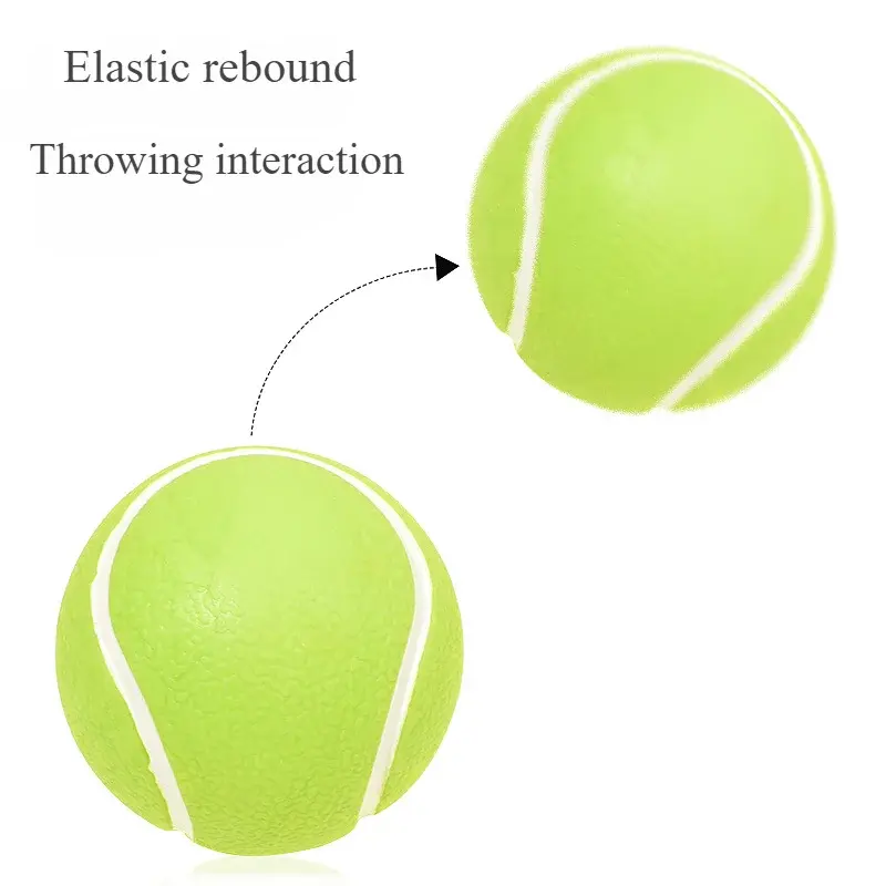 Dogs Interactive Toys Soft TPR Dog Toys for Small Dogs Pet Teeth Cleaning Bite Resistance Squeaky Dog Ball Toy
