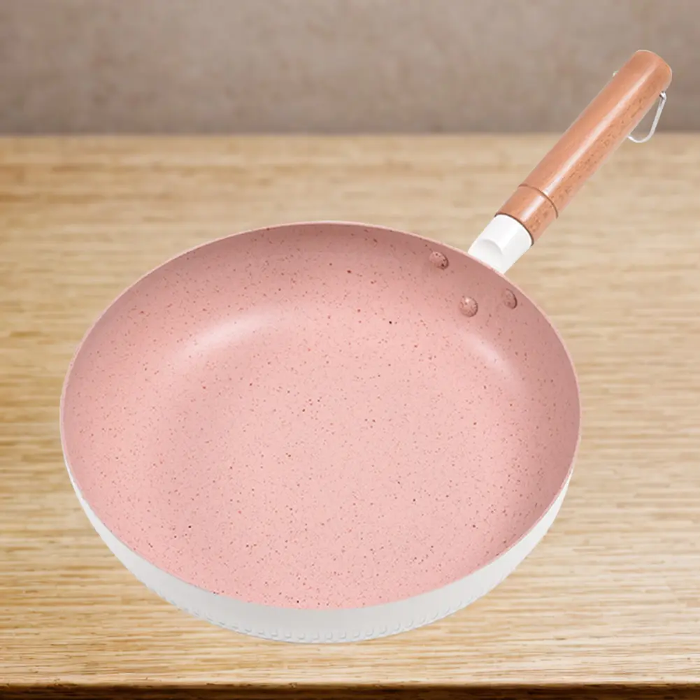 Nonstick Frying Pan Aluminum Alloy Saute Pan with Heat Resistant Handle Skillet Cookware Frying Pot for Home Kitchen