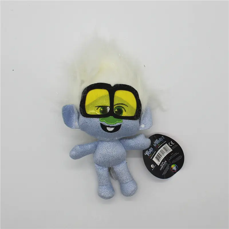 1 piece Trolls Cartoon Poppy Branch Anime Peripheral Kawaii Plush Toy Ornament Creative Personality Doll Pillow Hand-made Gift