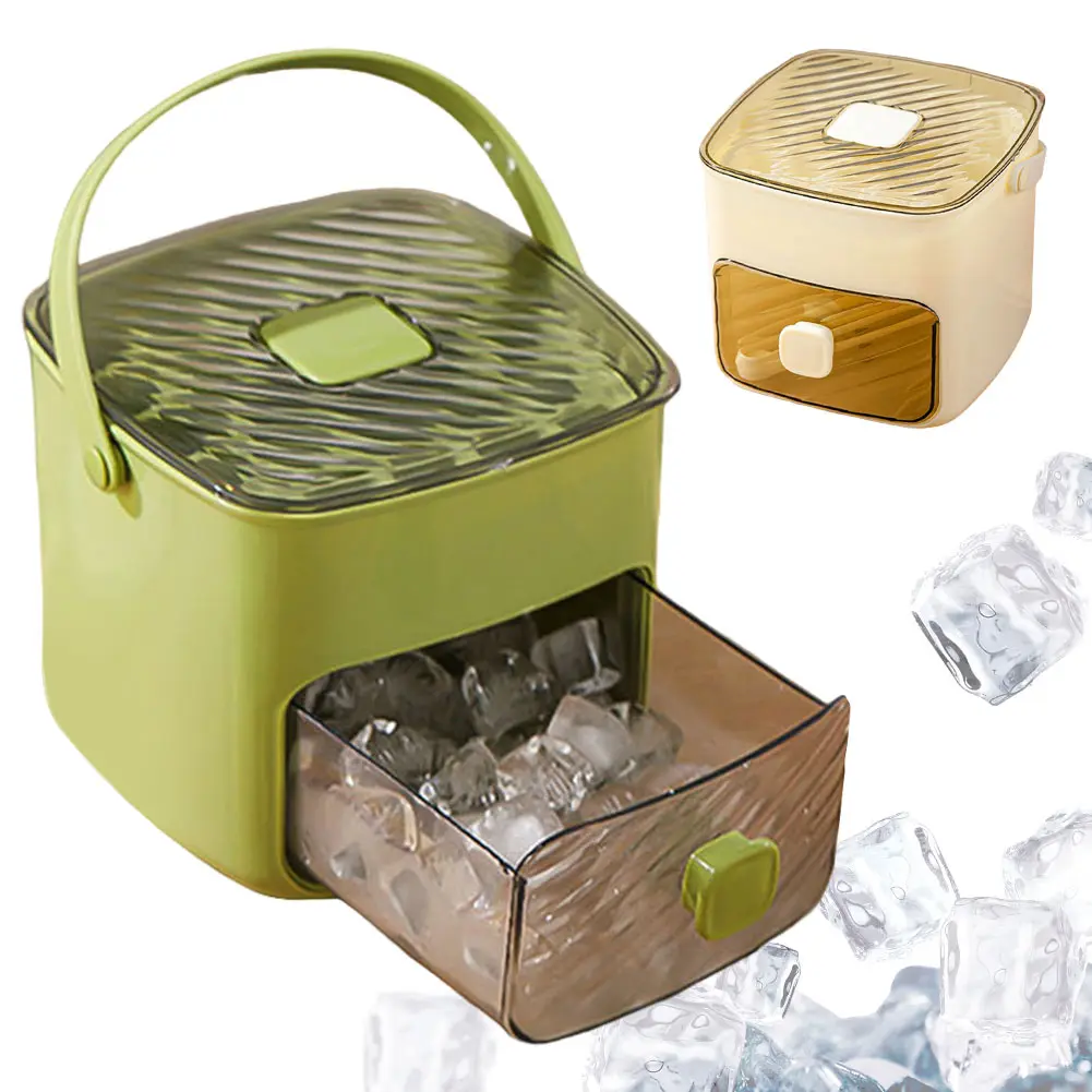 Reusable Ice Cubes Tray for Freezer Large Capacity Food Grade Plastic Ice Cube Molds Perfect for Beverages and Party Lovers Use