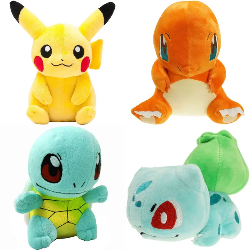 Pokemon Plush Pikachu Plushies Toys Cyndaquil Stuffed Snorlax Gengar Charizard Blastoise Steelix Claw Machine Doll Kid Xmas Gift