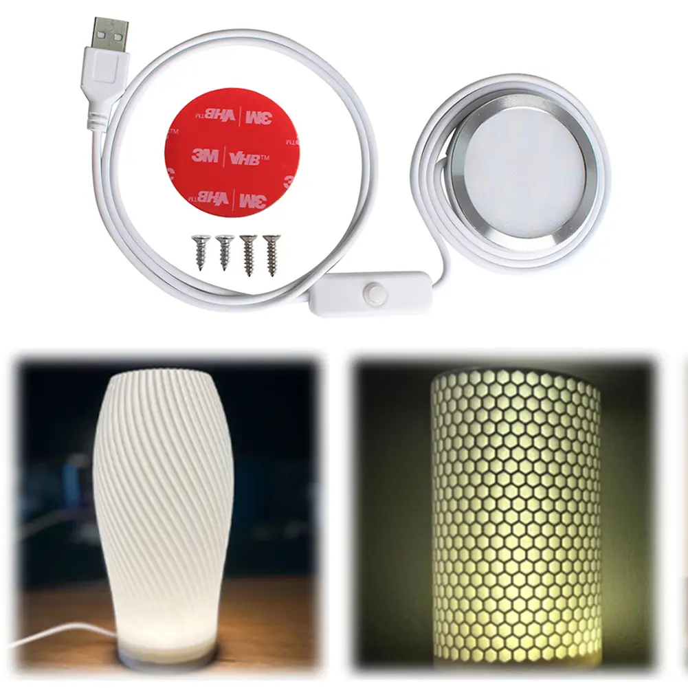 LED Lamp Kit LED Light Parts Diy Model with Switch 3D Printer LED Lighting Kit Crafting Nightlight Model No 3D Printing Parts