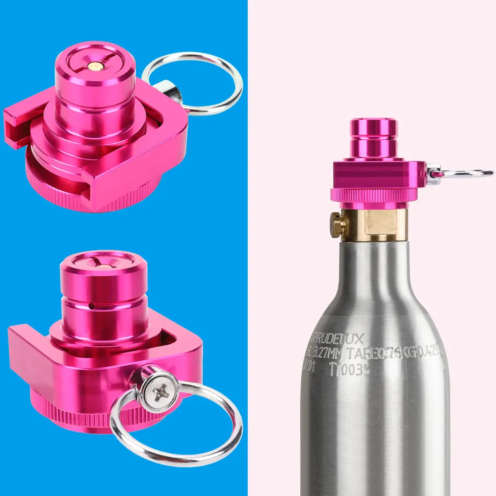 Soda Maker Adapter 60L CO2 Quick Connect Adapter 425g Cylinder Water Carbonator Adapter Compatible with E-Terra/Crystal 3.0 Gaia