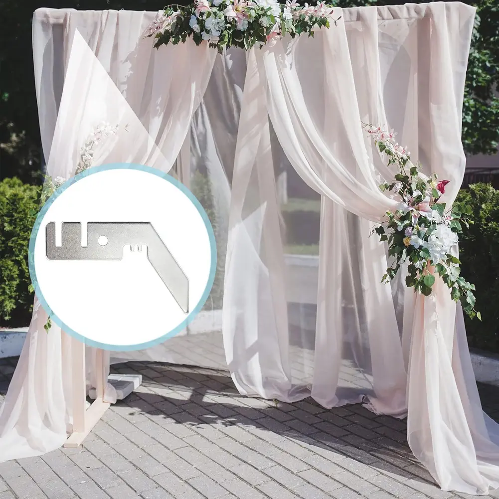 3 Inch Heavy Duty Crossbar Valance Hanger Pipe and Drape Backdrop Stand Kit for Backdrop Pipe and Drape Backdrop Stand