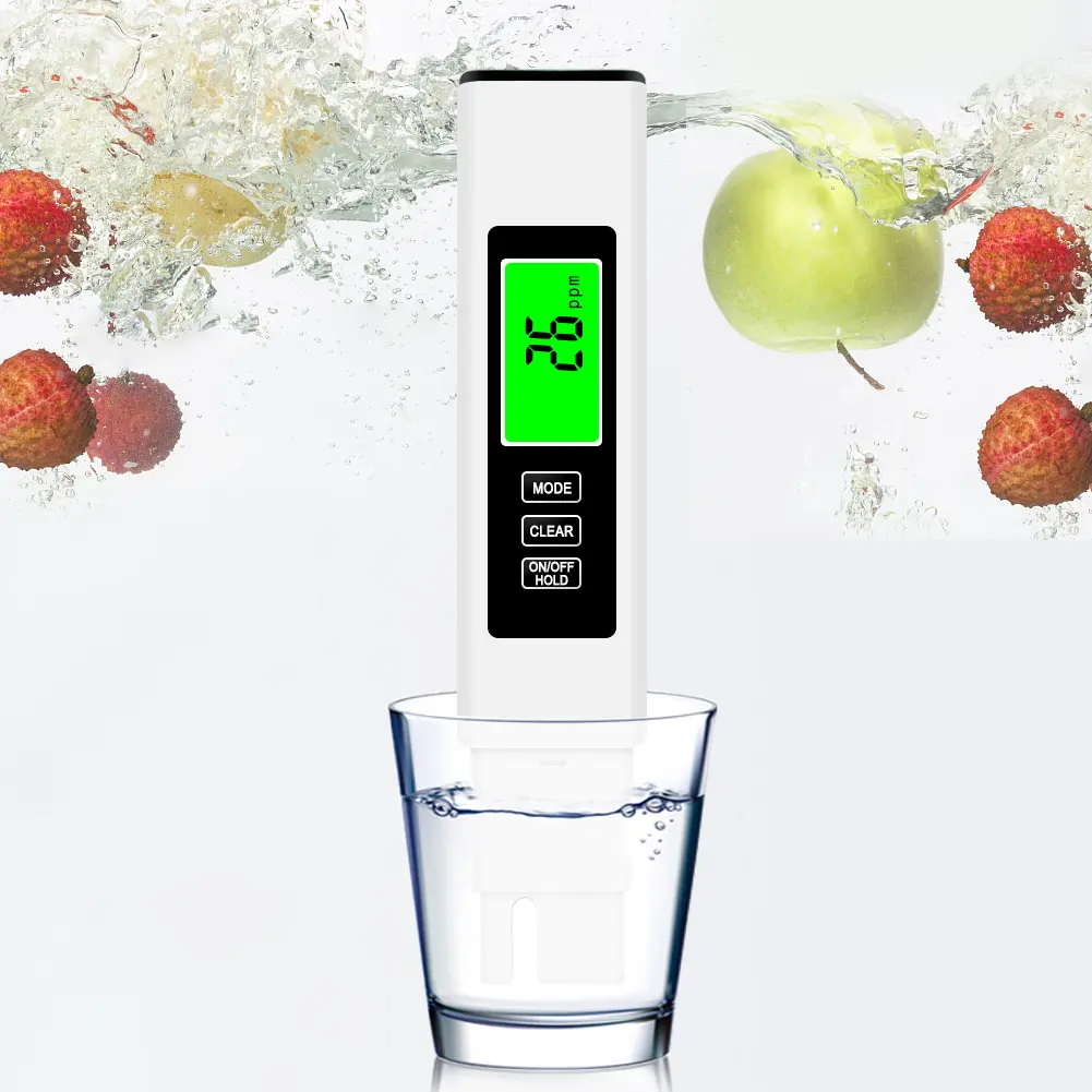 4 in 1 Digital Water Tester 0-9990 PPM TDS Meter EC Meter & Temperature Meter Accurate for Pools Drinking Water Aquarium