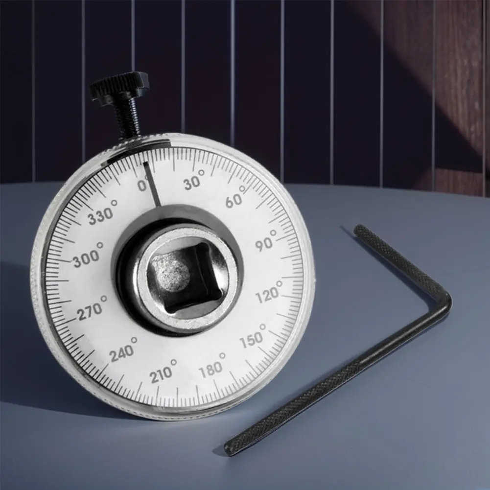 Spanner Torque Meter Dial Long Handle Torque Wrench Angle Torque Gauge Adjustable Angle Measuring Tool Auto Service Equipment